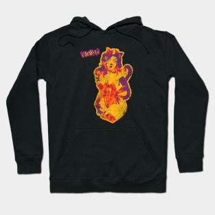 Cat Hot Mommy Orange Edition Hoodie